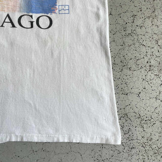 90's ISLANDER "CHICAGO" 発砲 アートプリント Tシャツ (コピー)
