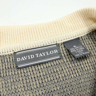 90's DAVID TAYLOR グラデーションボーダー ニットポロ