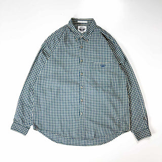 90's Dockers コットン チェック ボタンダウン L/S シャツ