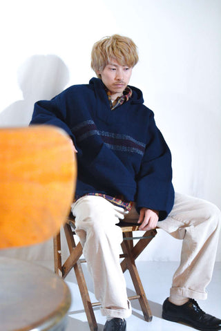 ～90's EARTH RAGZ フリース スキッパー メキシカン パーカ