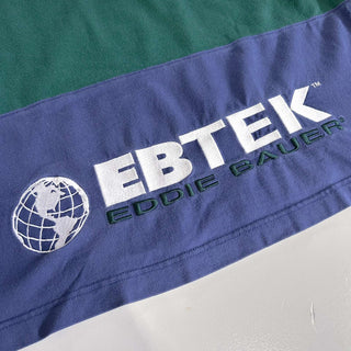 90's EBTEK Eddie Bauer 2トーン切替 ラガーシャツ