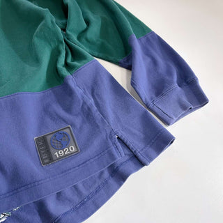 90's EBTEK Eddie Bauer 2トーン切替 ラガーシャツ