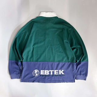90's EBTEK Eddie Bauer 2トーン切替 ラガーシャツ