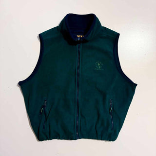 90's EBTEK by Eddie Bauer フリース ベスト(グリーン)