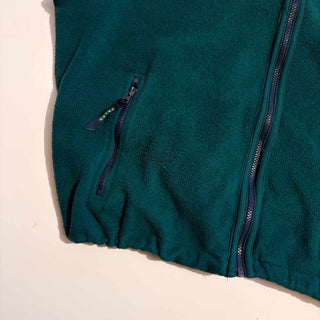 90's EBTEK by Eddie Bauer フリース ベスト(グリーン)