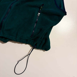 90's EBTEK by Eddie Bauer フリース ベスト(グリーン)