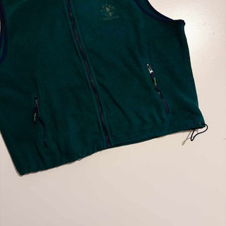 90's EBTEK by Eddie Bauer フリース ベスト(グリーン)
