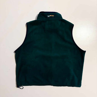 90's EBTEK by Eddie Bauer フリース ベスト(グリーン)