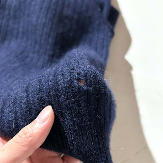 90's Eddie Bauer ダークネイビー ウール ニット ベスト