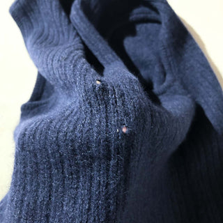 90's Eddie Bauer ダークネイビー ウール ニット ベスト
