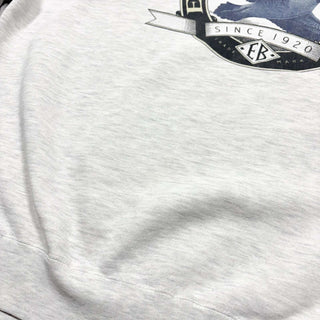 90's Eddie Bauer 前V ロゴプリント スウェットシャツ