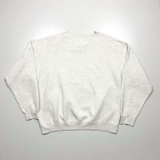 90's Eddie Bauer 前V ロゴプリント スウェットシャツ