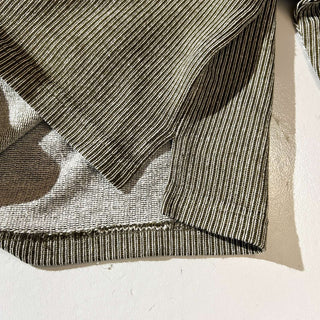 90's Expressions 襟切替 ストライプ L/S ポロシャツ