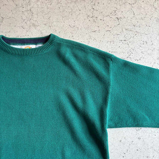 90's FIELD GEAR コットン ニットセーター