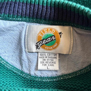 90's FIELD GEAR コットン ニットセーター