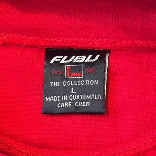 90's FUBU リバースウィーブタイプ 刺繍 スウェット パーカ