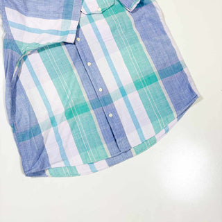 90's GANT マドラスチェック コットン S/S シャツ