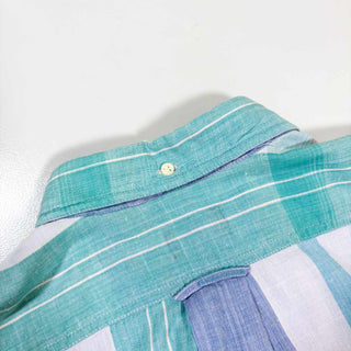 90's GANT マドラスチェック コットン S/S シャツ