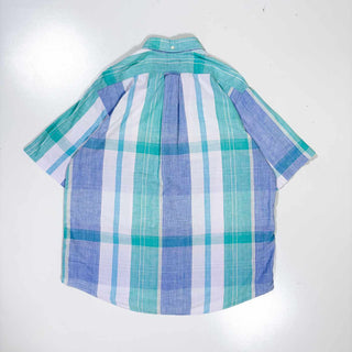 90's GANT マドラスチェック コットン S/S シャツ