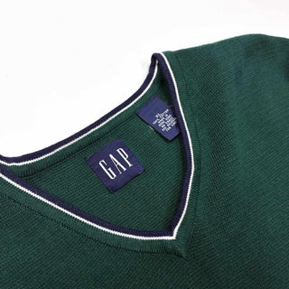 90's GAP リブライン コットン ニット セーター