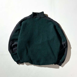 90's GREG NORMAN デナリタイプ ナイロン切替 ハーフジップ フリース ジャケット