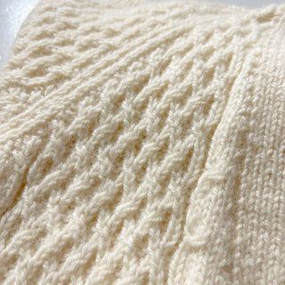 90's "HANDKNIT" BLARNEY WOOLLEN MILLS アランニット カーディガン