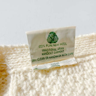 90's "HANDKNIT" BLARNEY WOOLLEN MILLS アランニット カーディガン