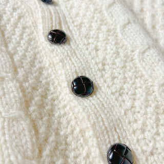 90's "HANDKNIT" BLARNEY WOOLLEN MILLS アランニット カーディガン