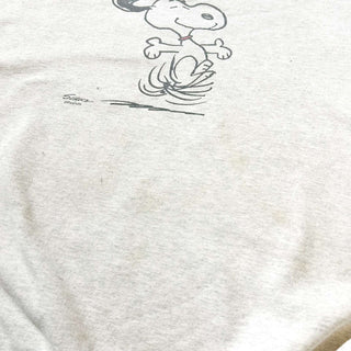 90's HANES スヌーピー キャラクター プリント スウェット シャツ