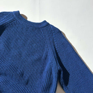 80's HARRY ROSEN ピュアバージンウール リブ編み ニット セーター