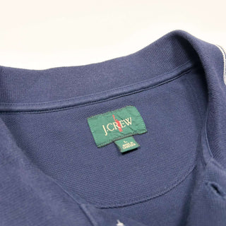 90's J.CREW リブライン ソリッド ポロシャツ