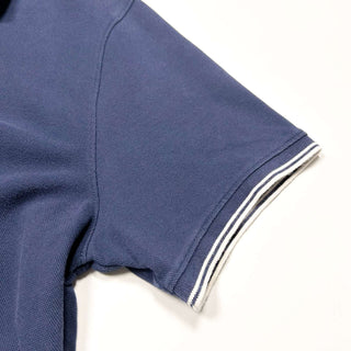 90's J.CREW リブライン ソリッド ポロシャツ