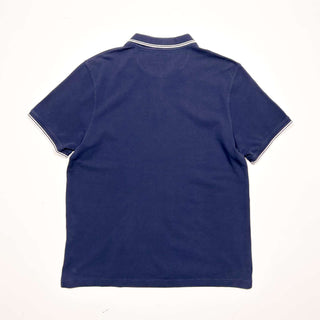 90's J.CREW リブライン ソリッド ポロシャツ