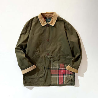 90's J.Crew オリーブ 襟コーデュロイ ハンティング ジャケット