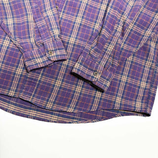 90's "made in USA" L.L.BEAN コットン B.D. チェック L/S シャツ
