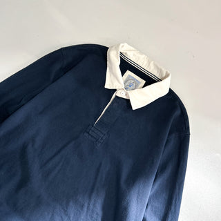 90's LANDS' END 無地 ラガーシャツ