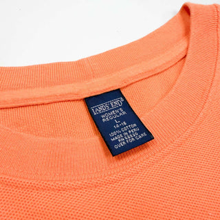 90's LANDS' END 鹿の子 ソリッド Tシャツ