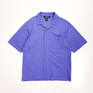 90's Lands' END 鹿の子地 開襟 S/Sシャツ