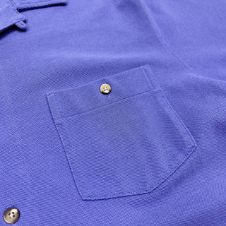 90's Lands' END 鹿の子地 開襟 S/Sシャツ