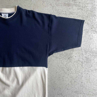 90's "made in USA" Lee "HEAVY WEIGHT COTTON" 2トーン 切り替え Tシャツ