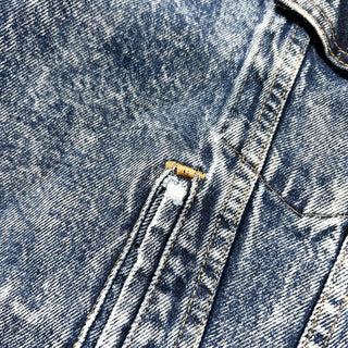 90's Levi's ケミカルウォッシュ デニム トラッカー ジャケット