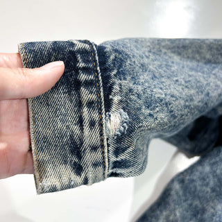 90's Levi's ケミカルウォッシュ デニム トラッカー ジャケット