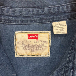 90's Levi's  デニム L/Sシャツ