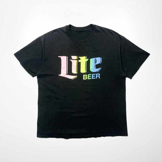～90's Lite Beer 両面プリント Tシャツ