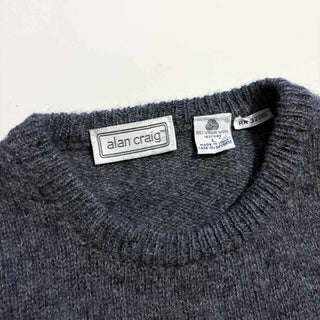 ～90's "MADE IN ITALY" alan craig コンポジション デザイン ウール ニット セーター