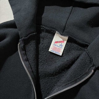 90's "MADE IN MEXICO" JERZEES 両面プリント フルジップ スウェットパーカ