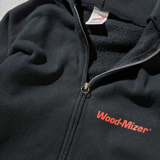 90's "MADE IN MEXICO" JERZEES 両面プリント フルジップ スウェットパーカ