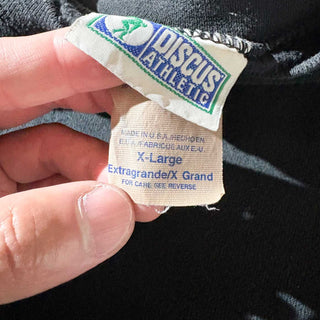 90's "MADE IN USA" DISCUS ソリッド スウェットシャツ(ブラック)