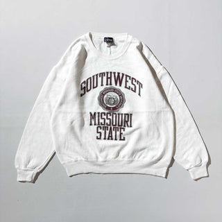 90's "MADE IN USA" JAN SPORTS カレッジ プリント スウェット シャツ