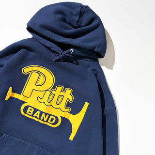 90's "MADE IN USA" JERZEES "Pitt BAND" スウェット パーカ